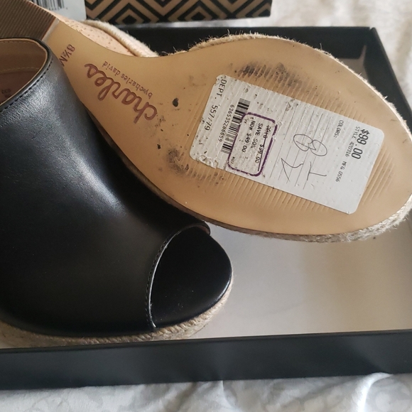 Charles David Platform Opened Toe Mules - Picture 2 of 3